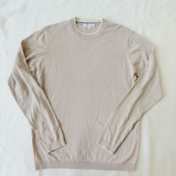 Jack Victor Mens Sweater Top Pullover Crew Longsleeve Cotton Knit Stretchy M - Picture 1 of 3